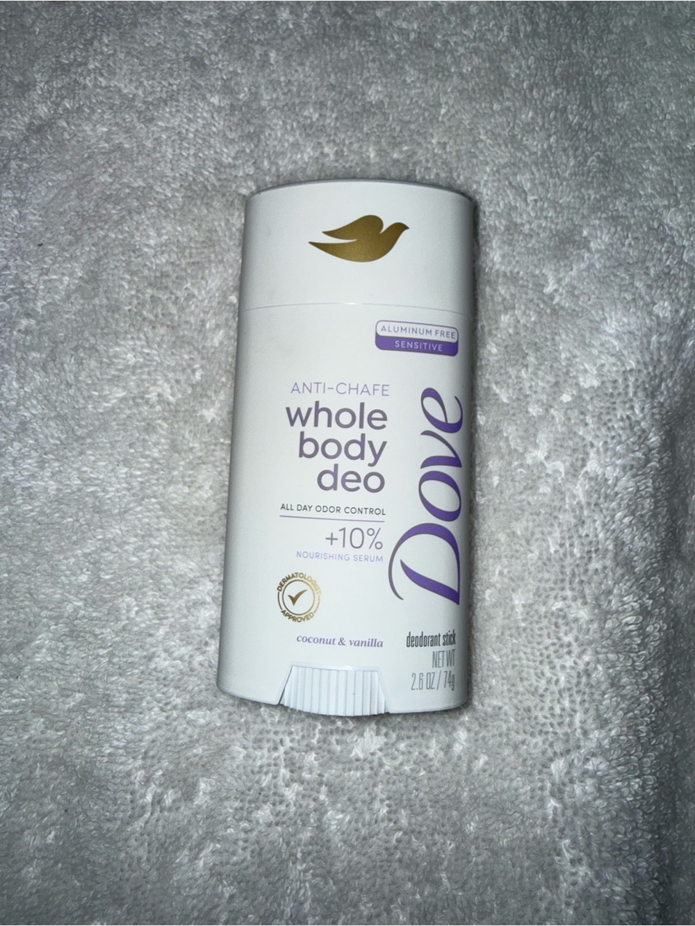 Dove whole body deodorant